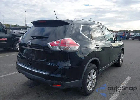 2015 Nissan Rogue Sv z USA, uszkodzony, nr VIN KNMAT2MV1FP524058